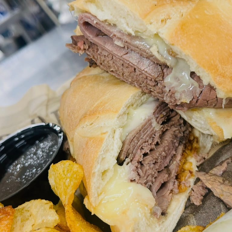 Delicious French Dip Sandwich
