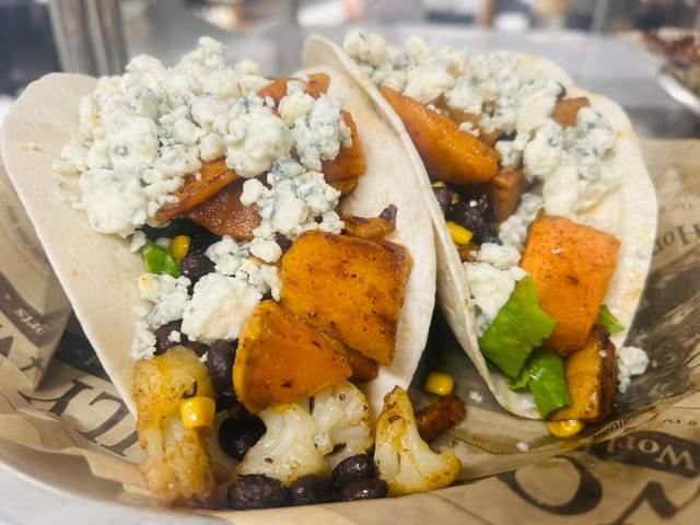 Cajun Sweet Potato Tacos.