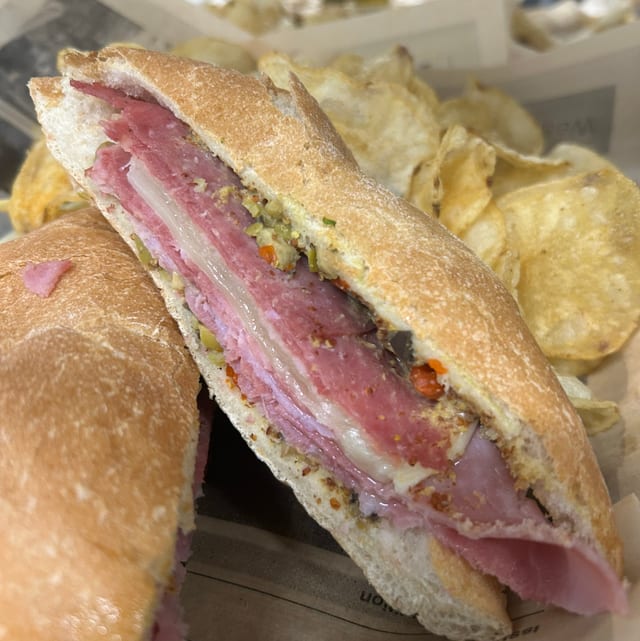 Muffuletta Sandwich.