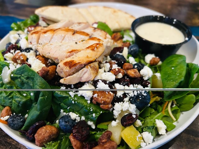 Pear Blueberry Salad.