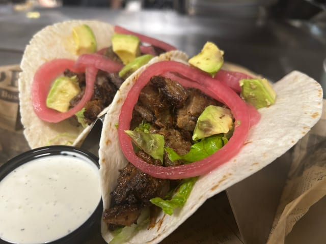 Brisket Tacos.