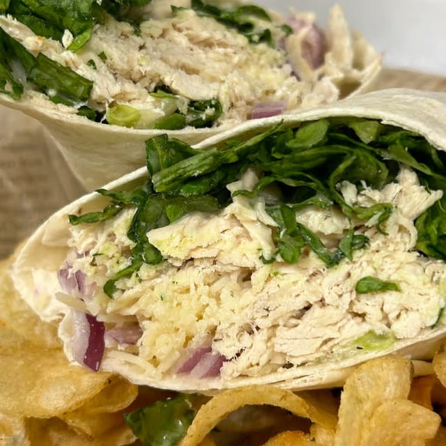 Chicken Caesar Wrap.