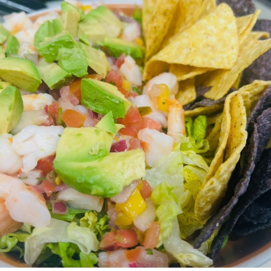 Shrimp Ceviche.
