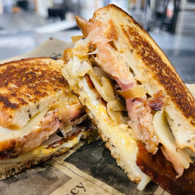 Smoked Salmon Melt.