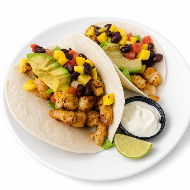 Default - Blackened Shrimp Tacos.