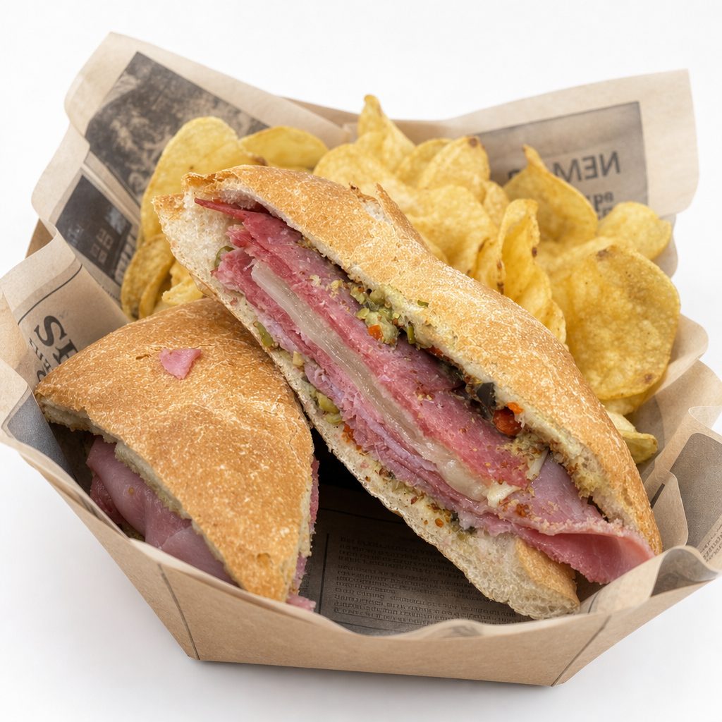 Muffuletta Sandwich.