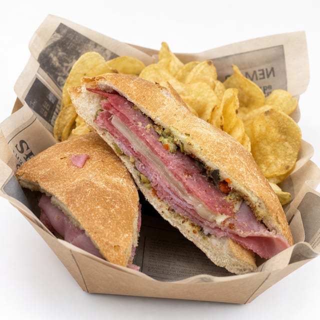 Muffuletta Sandwich.