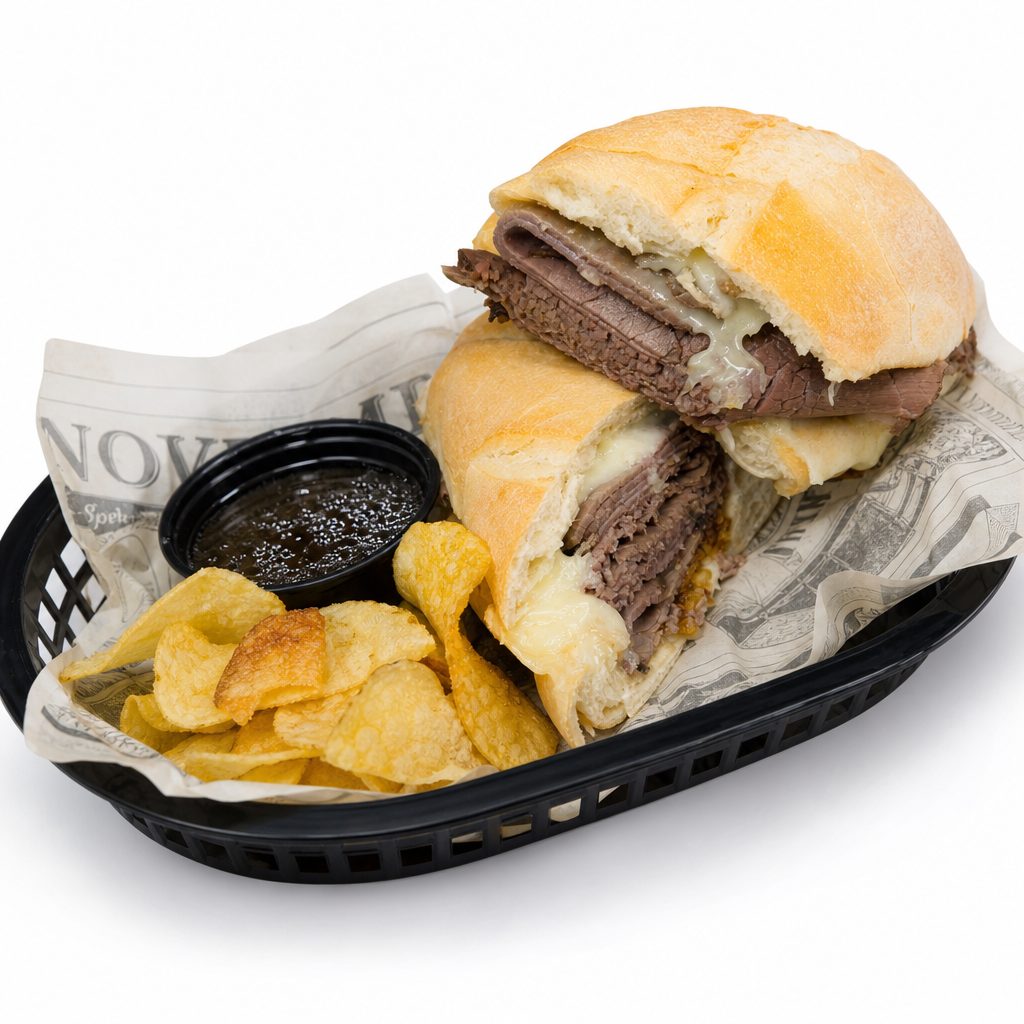 French Dip Sandwich.