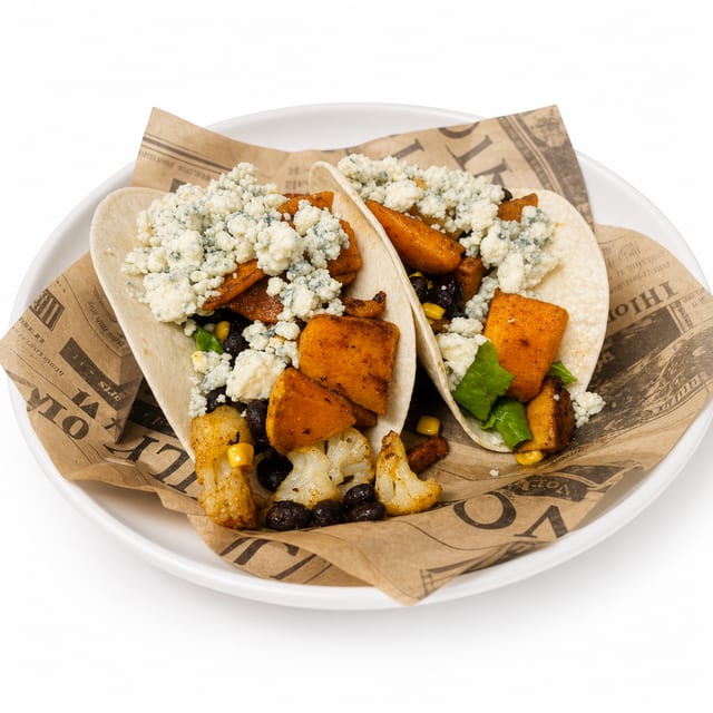Cajun Sweet Potato Tacos.