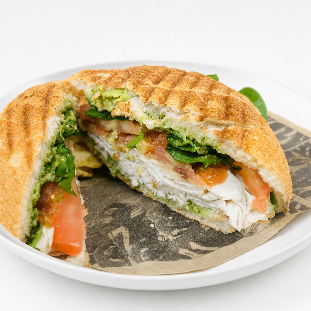 Turkey Pesto Panini.