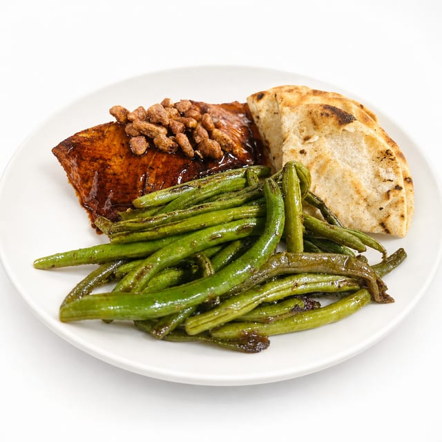 Maple Glazed Salmon.