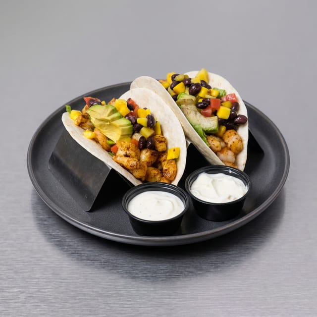 Blackened Shrimp Tacos.
