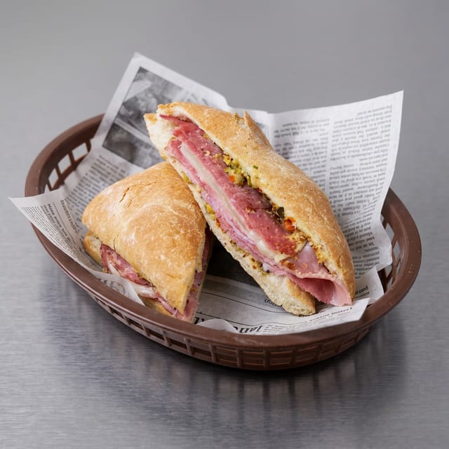 Muffuletta Sandwich.