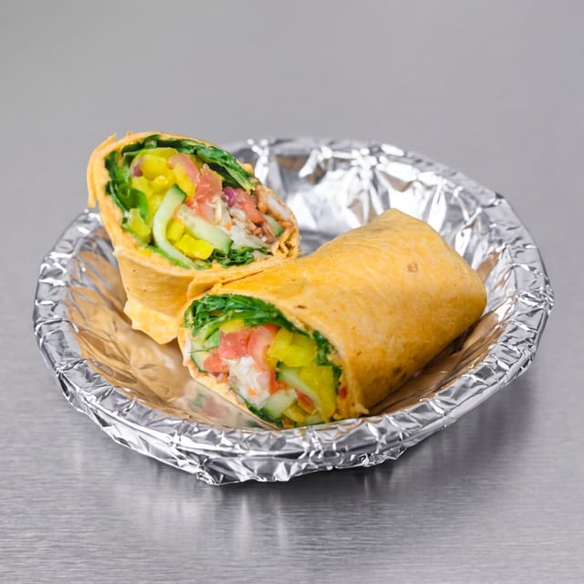 Hummus Veggie Wrap.