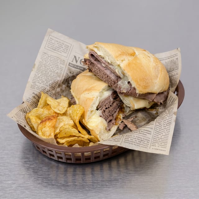 French Dip Sandwich.