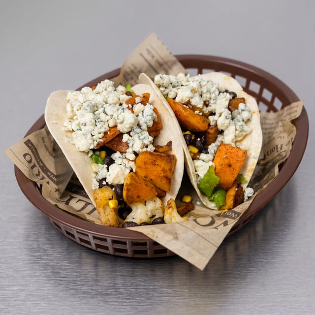 Cajun Sweet Potato Tacos.