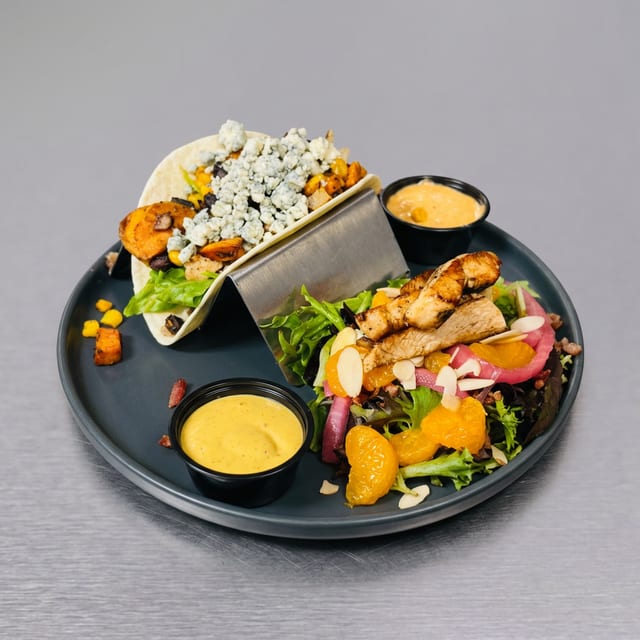 1/2 Taco / Salad / Soup.