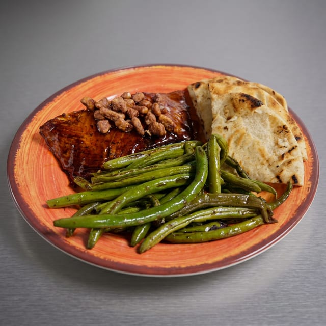 Maple Glazed Salmon.